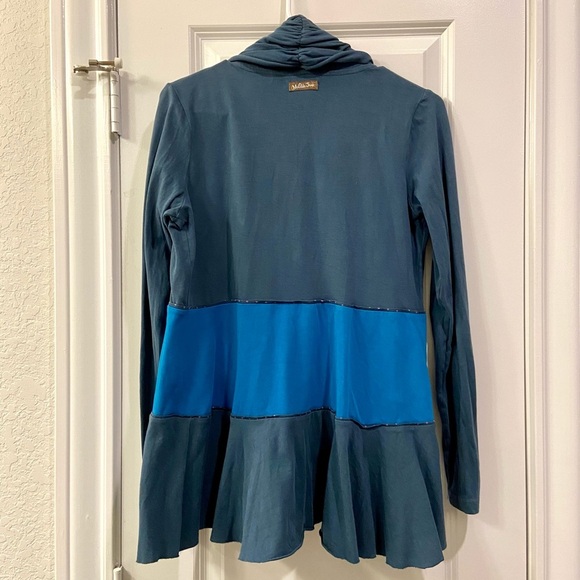 Matilda Jane Moody Cardigan Open Front Swing Top S - Picture 7 of 7